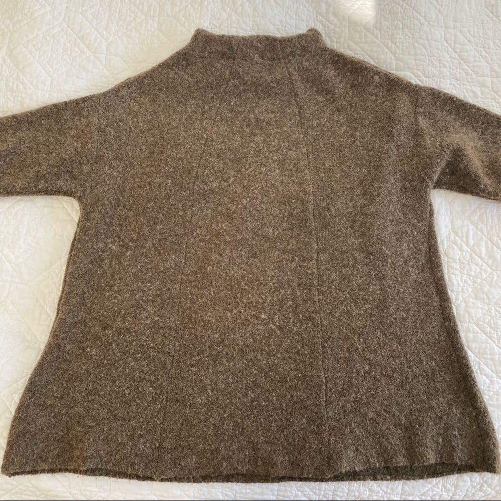 Free People Winding Ivy Pullover Oversized Brown Chunky Sweater XS/S - Picture 5 of 10